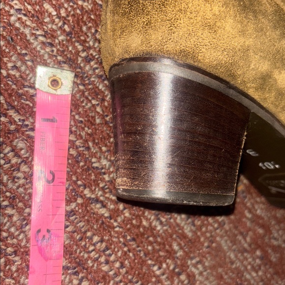 Bottega Veneta olive green brown Suede Heeled Boots classic elegant boot 10.5 - Picture 15 of 15